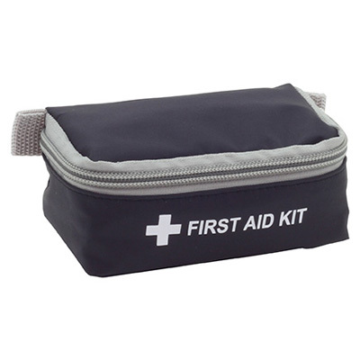 MINI FIRST AID KIT - BLACK/GREY | Promotional Products NZ | Withers & Co