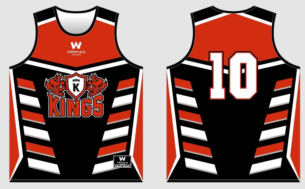 Sublimated Touch Playing Singlet | Withers & Co. | Bespoke Apparel