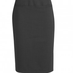Womens Comfort Wool Stretch Relaxed Fit Lined Skirt