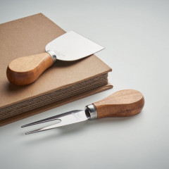 Ostur Small Acacia Cheese Board Set