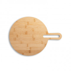 Caraway Round Bamboo serving board