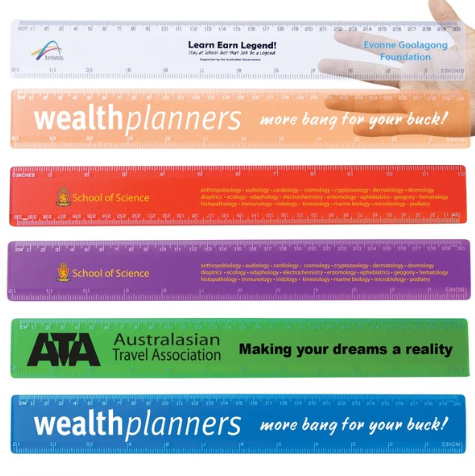Transparent 30cm Ruler | Custom Merchandise | Merchandise | Customised Gifts NZ | Corporate Gifts | Promotional Products NZ | Branded merchandise NZ | Branded Merch | Personalised Merchandise | Custom Promotional Products | Promotional Merchandise
