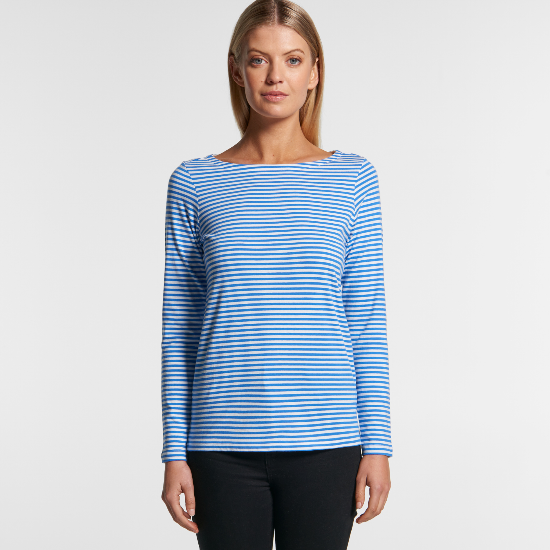  Women's Bowery Stripe Long Sleeve Tee | AS Colour | Withers and Co