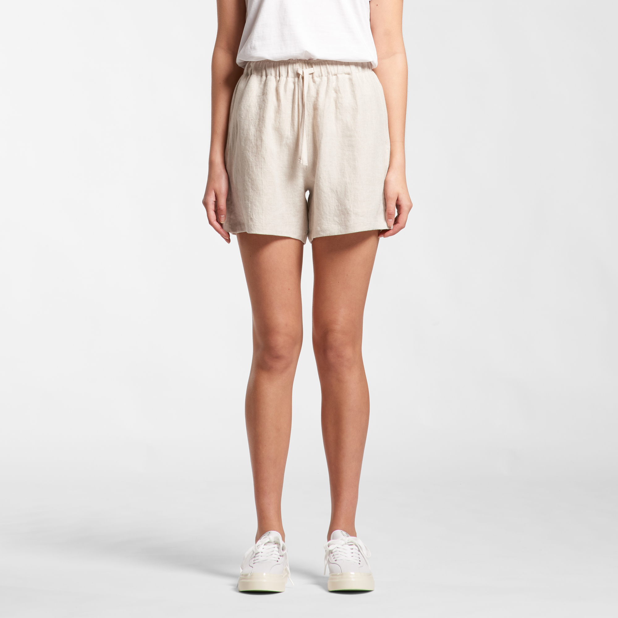 Women's Linen Short | Branded Short | Printed Short NZ | AS Colour | Withers & Co