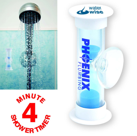 Water Saving Shower Timer | Custom Merchandise | Merchandise | Customised Gifts NZ | Corporate Gifts | Promotional Products NZ | Branded merchandise NZ | Branded Merch | Personalised Merchandise | Custom Promotional Products | Promotional Merchandise