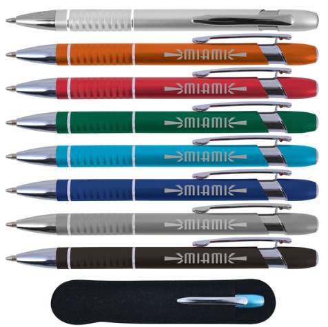 Miami Aluminium Pen | Personalised Pens NZ | Wholesale Pens Online | Custom Merchandise | Merchandise | Customised Gifts NZ | Corporate Gifts | Promotional Products NZ | Branded merchandise NZ | Branded Merch | Personalised Merchandise | Custom Promo