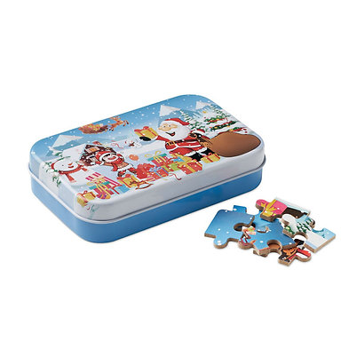 Christmas Puzzle in Tin Box | Christmas Gifts | Branded Christmas Gifts