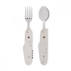 multi-function folding camping cutlery set