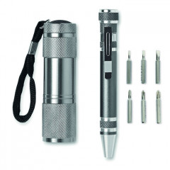 Tool Set with Multi Pen and Torch