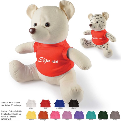 The Original Signature Calico Bear | Custom Calico Bear | Customised Calico Bear | Personalised Calico Bear | Custom Merchandise | Merchandise | Customised Gifts NZ | Corporate Gifts | Promotional Products NZ | Branded merchandise NZ | Branded Merch | 