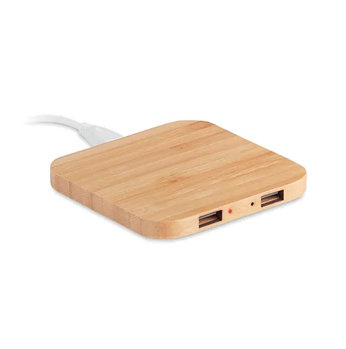 Venus - Bamboo Wireless Charging Pad | Custom Portable Charger | Custom Power bank Charger | Custom Merchandise | Merchandise | Customised Gifts NZ | Corporate Gifts | Promotional Products NZ | Branded merchandise NZ | Branded Merch | Personalised Merch