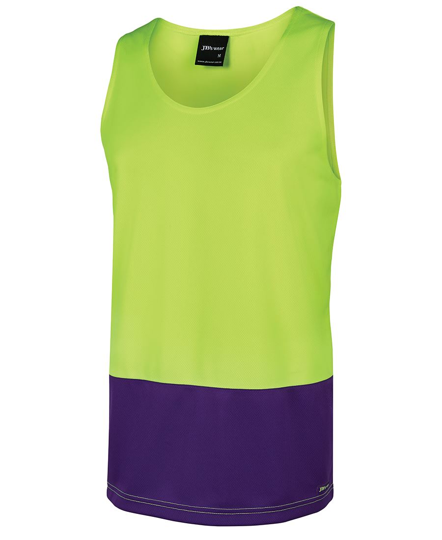 Hi Vis Traditional Singlet | Withers and Co | Hi Vis Apparel