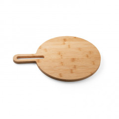 Caraway Round Bamboo serving board