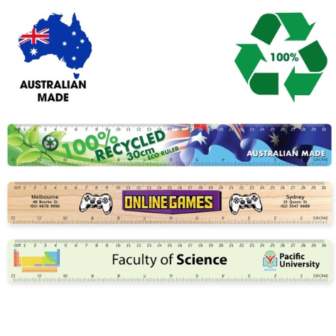 Recycled Eco 30cm Ruler | Custom Merchandise | Merchandise | Customised Gifts NZ | Corporate Gifts | Promotional Products NZ | Branded merchandise NZ | Branded Merch | Personalised Merchandise | Custom Promotional Products | Promotional Merchandise