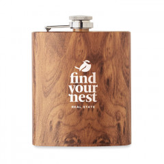 Recycled Stainless Steel Hip Flask - Namib