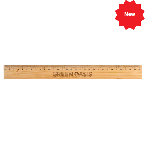 Bamboo 30cm Ruler | Custom Merchandise | Merchandise | Customised Gifts NZ | Corporate Gifts | Promotional Products NZ | Branded merchandise NZ | Branded Merch | Personalised Merchandise | Custom Promotional Products | Promotional Merchandise