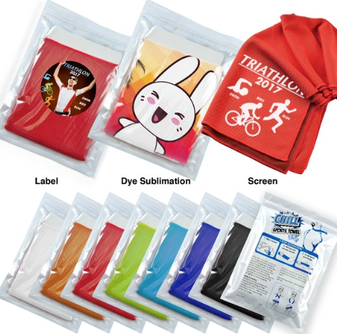 Chill Cooling Towel in Pouch | Custom Merchandise | Merchandise | Customised Gifts NZ | Corporate Gifts | Promotional Products NZ | Branded merchandise NZ | Branded Merch | Personalised Merchandise | Custom Promotional Products | Promotional Merchandise