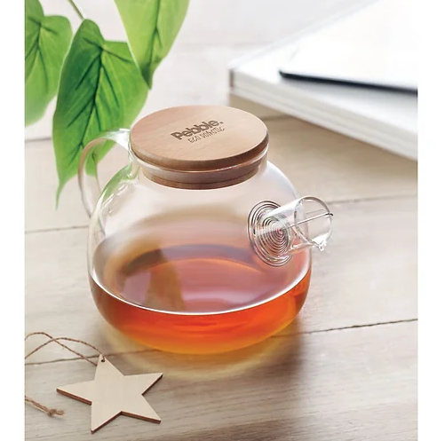 850ml Glass teapot | Custom Glass teapot | Customised Gifts NZ | Corporate Gifts | Custom Merchandise | Merchandise | Promotional Products NZ | Branded merchandise NZ | Branded Merch | Personalised Merchandise | Custom Promotional Products 