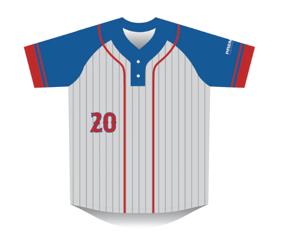 Baseball Jersey 2-Button | Sublimated Baseball Jersey | Custom Sublimation Apparel | Custom Merchandise | Merchandise | Promotional Products NZ | Branded merchandise NZ | Branded Merch | Personalised Merchandise | Custom Promotional Products 