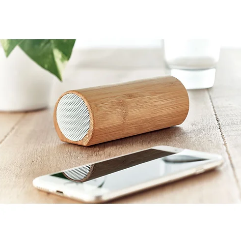 Boxo - Wireless Bamboo Speaker | Custom Bluetooth Speaker | Logo Speaker | Customised Gifts NZ | Corporate Gifts | Custom Merchandise | Merchandise | Promotional Products NZ | Branded merchandise NZ | Branded Merch | Personalised Merchandise 