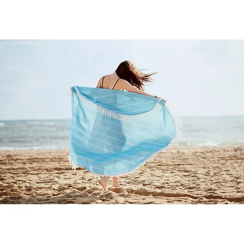 Round Malibu Beach Towel