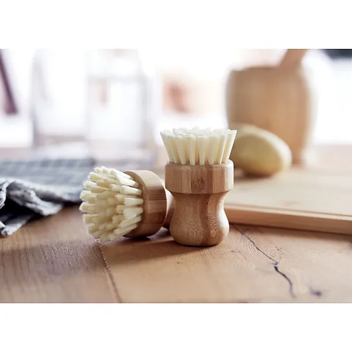 Set of 2 Bamboo Vegetable Brushes | Vegetable Brushes | Customised Vegetable Brushes | Personalised Vegetable Brushes | Custom Merchandise | Merchandise | Customised Gifts NZ | Corporate Gifts | Promotional Products NZ | Branded merchandise NZ |