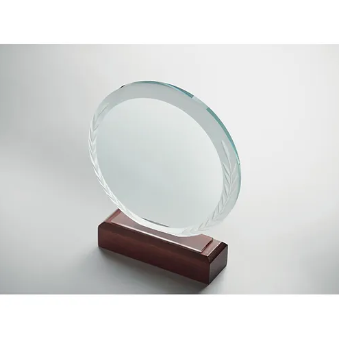 Round Crystal Award