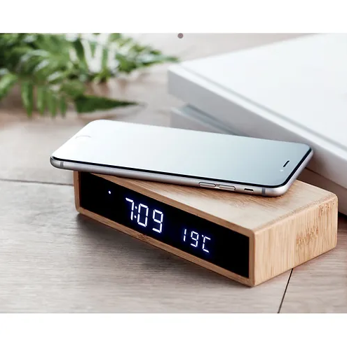 Rumo - wireless charger and clock | Custom charger and clock | charger and clock | Customised charger and clock | Personalised charger and clock | Custom Portable Charger | Personalised Clock | Custom Merchandise | Merchandise | Customised Gifts NZ |