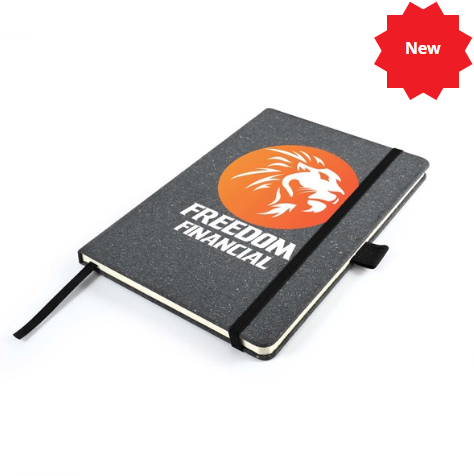Astro Hard Cover Recycled Leather Notebook | Notebooks NZ | A5 Notebook NZ | Personalised Notebooks NZ | Custom Merchandise | Merchandise | Customised Gifts NZ | Corporate Gifts | Promotional Products NZ | Branded merchandise NZ | Branded Merch | 
