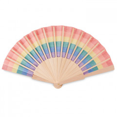 Rainbow Hand Fan