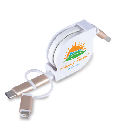 Fury 3 in 1 Cable | Customised 3 in 1 Cable | Personalised 3 in 1 Cable | Custom Merchandise | Merchandise | Customised Gifts NZ | Corporate Gifts | Promotional Products NZ | Branded merchandise NZ | Branded Merch | Personalised Merchandise | Custom Promo