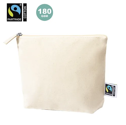 Fairtrade - Beauty Cosmetic Bag | Custom Cosmetic Bag | Customised Cosmetic Bag | Personalised Cosmetic Bag | custom bags with logo | custom bags with logo wholesale | branding bags for business | branded reusable bags | promotional bags with logo |