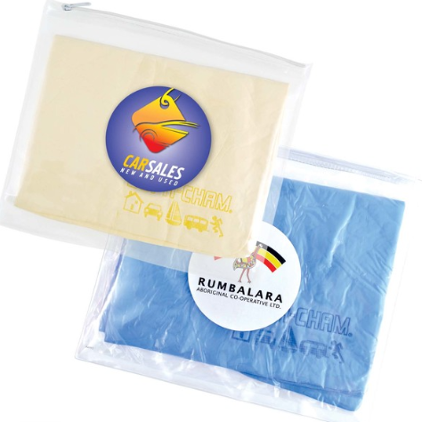 Supa Cham Chamois in Pouch | Custom Merchandise | Merchandise | Customised Gifts NZ | Corporate Gifts | Promotional Products NZ | Branded merchandise NZ | Branded Merch | Personalised Merchandise | Custom Promotional Products | Promotional Merchandise