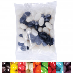 Corporate Colour Mini Jelly Beans in 50 Gram Cello Bag